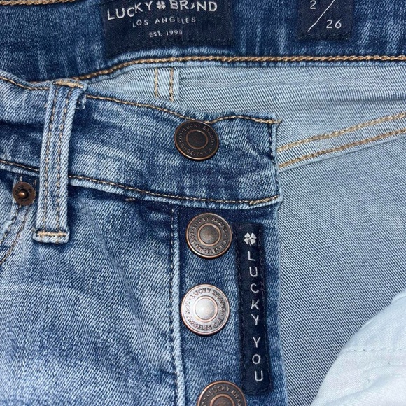 Lucky Brand High Rise Blue Jeans - Picture 4 of 5